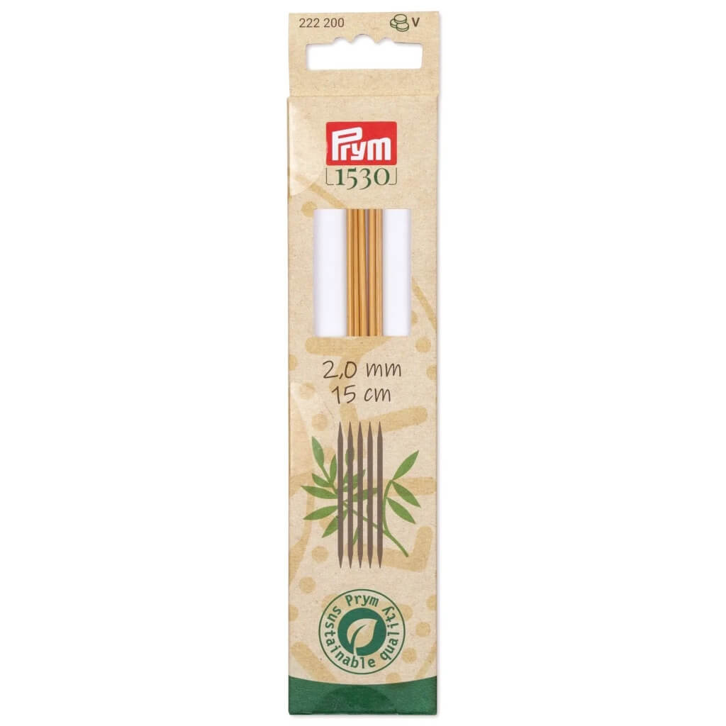 Prym 20 / 8 Prym 1530 Strumpfstricknadeln Bambus Lieblingsgarn