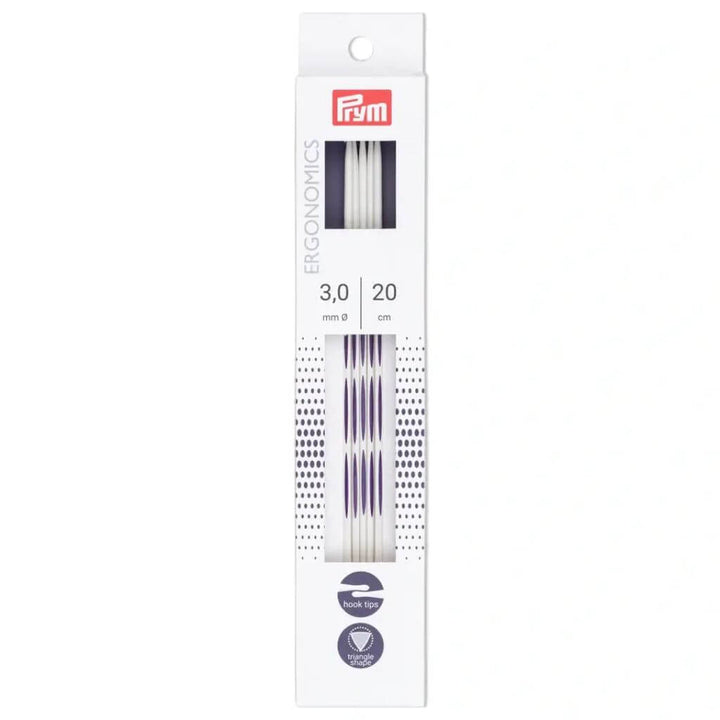 Prym 20 cm / 3 mm Prym Ergonomics Strumpfstricknadeln 20 cm Lieblingsgarn