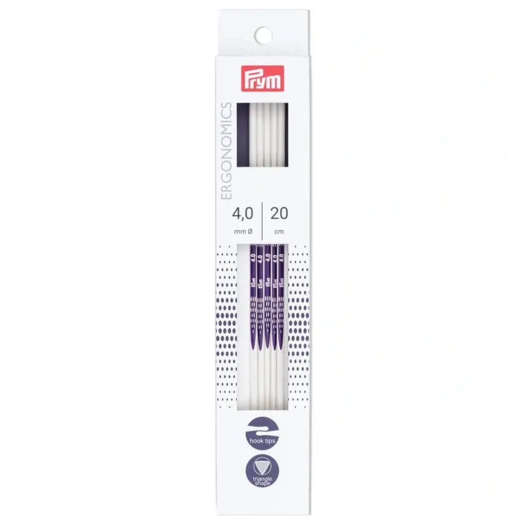 Prym 20 cm / 4 mm Prym Ergonomics Strumpfstricknadeln 20 cm Lieblingsgarn