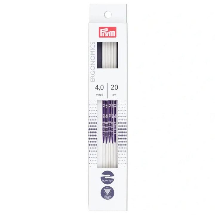 Prym 20 cm / 4 mm Prym Ergonomics Strumpfstricknadeln 20 cm Lieblingsgarn