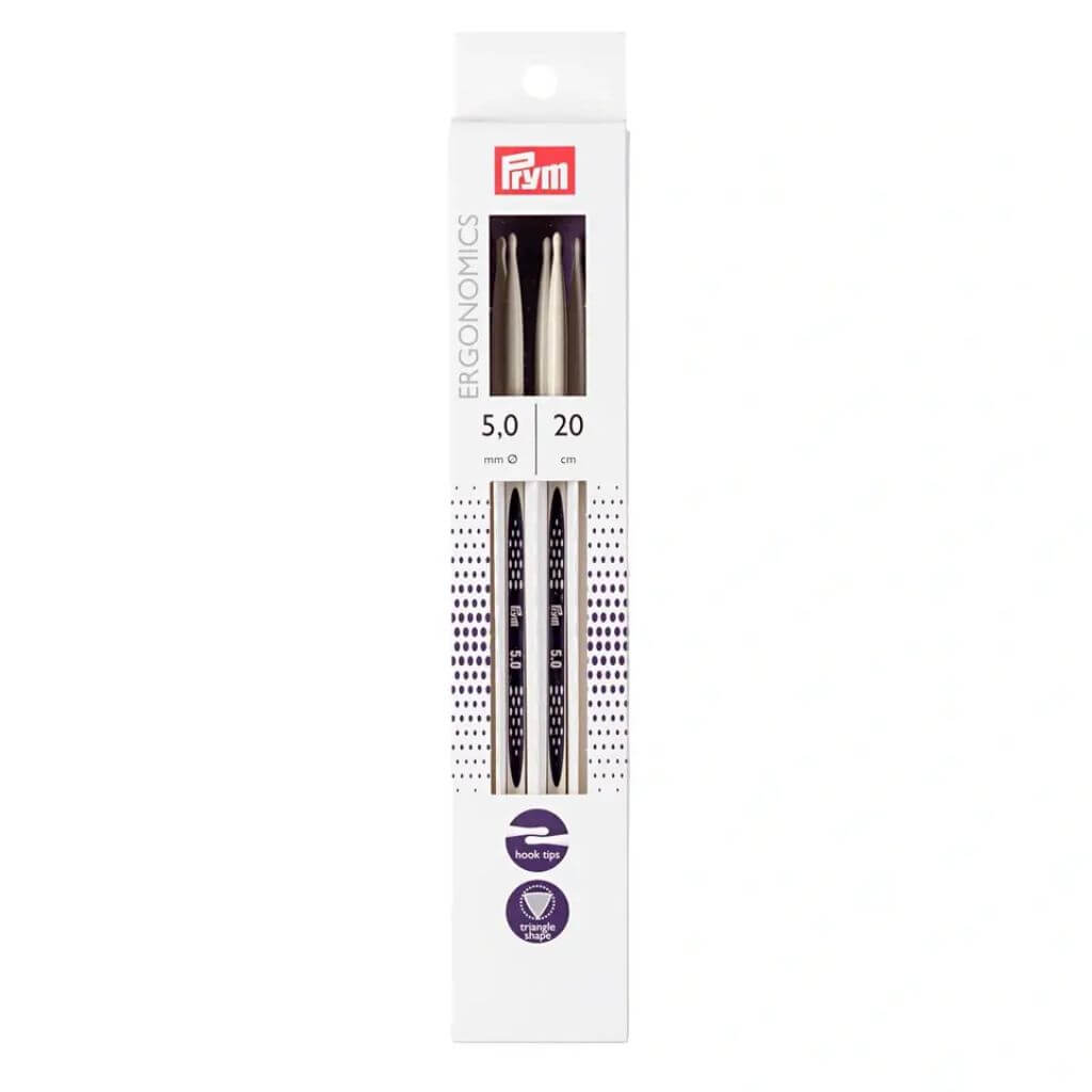 Prym 20 cm / 5 mm Prym Ergonomics Strumpfstricknadeln 20 cm Lieblingsgarn
