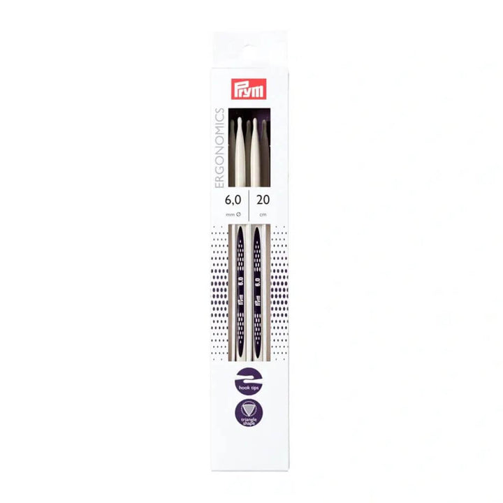 Prym 20 cm / 6 mm Prym Ergonomics Strumpfstricknadeln 20 cm Lieblingsgarn