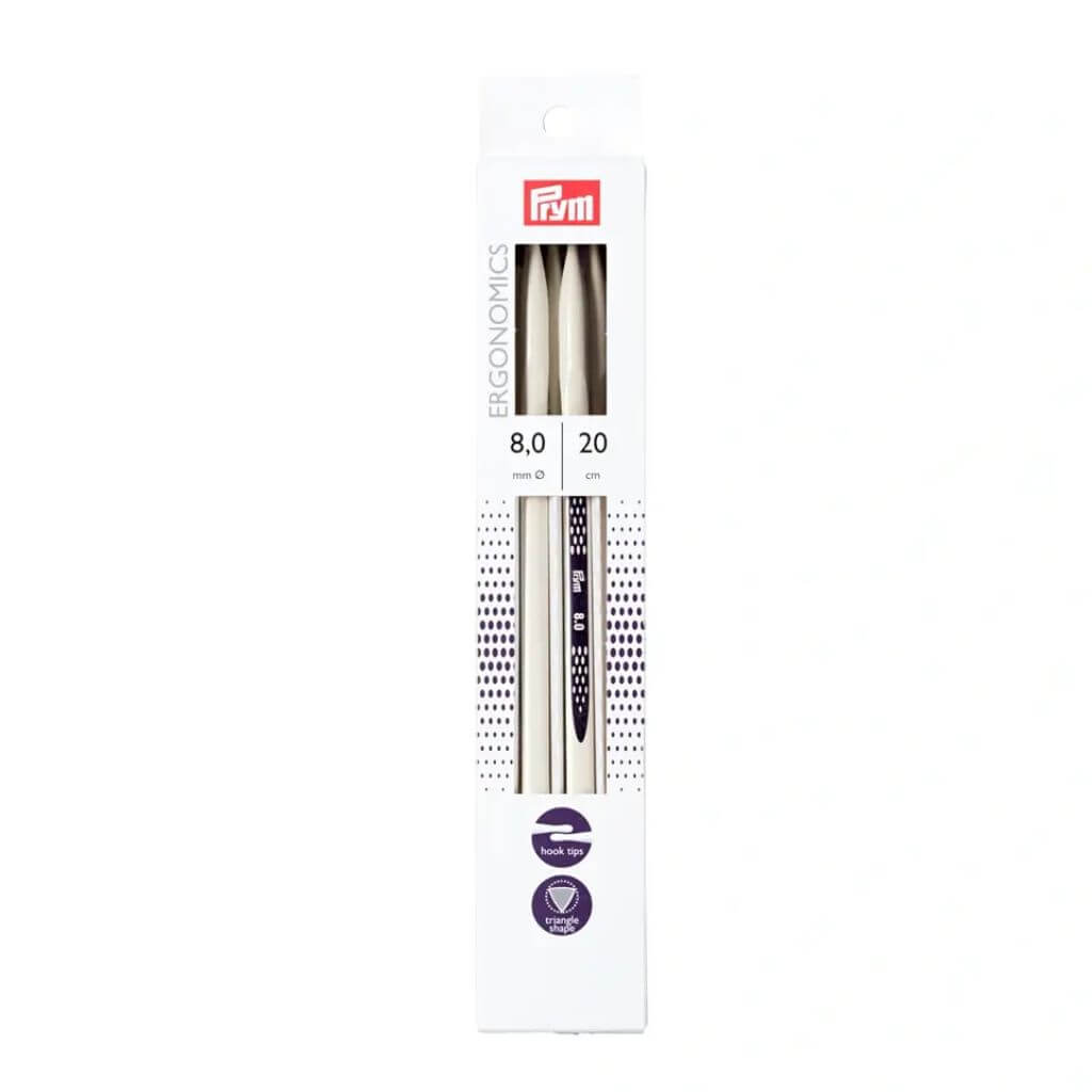 Prym 20 cm / 8 mm Prym Ergonomics Strumpfstricknadeln 20 cm Lieblingsgarn