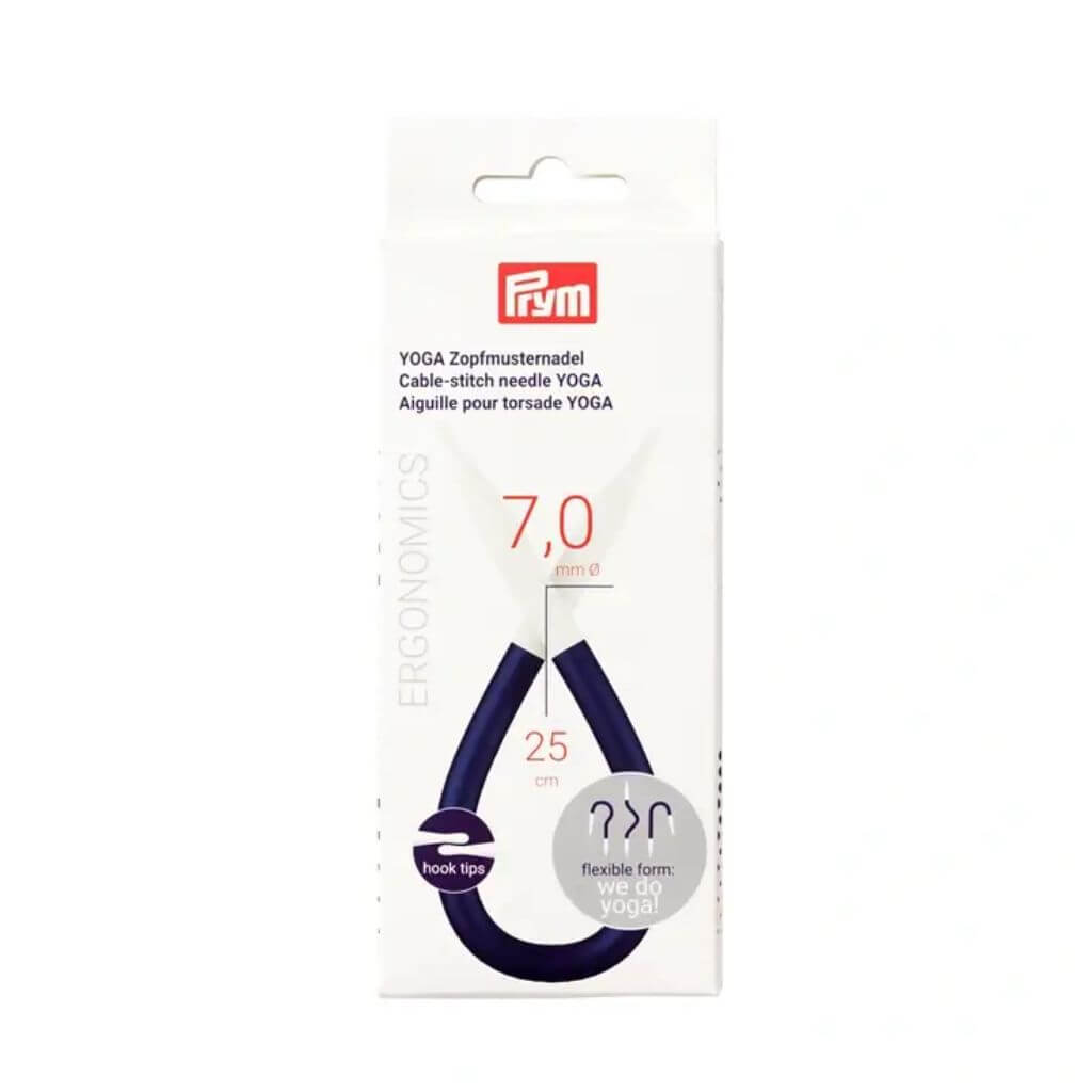 Prym 25 cm / 7 mm Prym Yoga Zopfmusternadel Lieblingsgarn