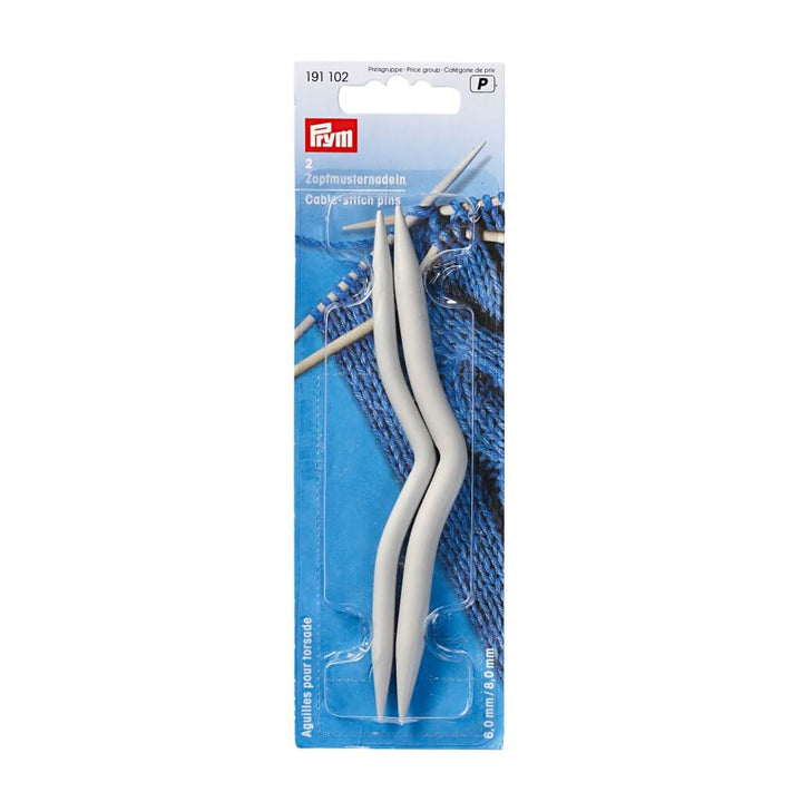 Prym Prym Zopfmusternadeln 2er Set 6 mm + 8 mm Lieblingsgarn