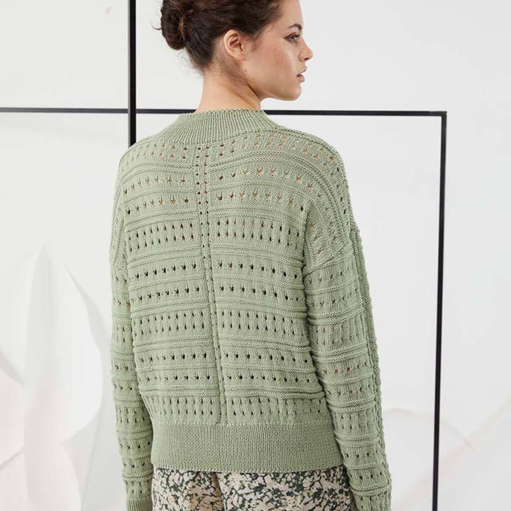 Lang Yarns Pattern Pullover mit Lochmuster Strickanleitung - Lang Yarns (PDF) Lieblingsgarn
