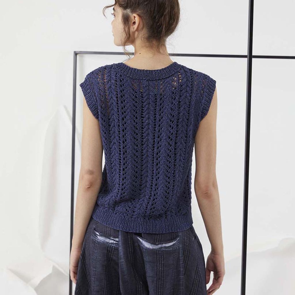 Lang Yarns Pattern Pullunder mit Lochmuster Strickanleitung - Lang Yarns (PDF) Lieblingsgarn