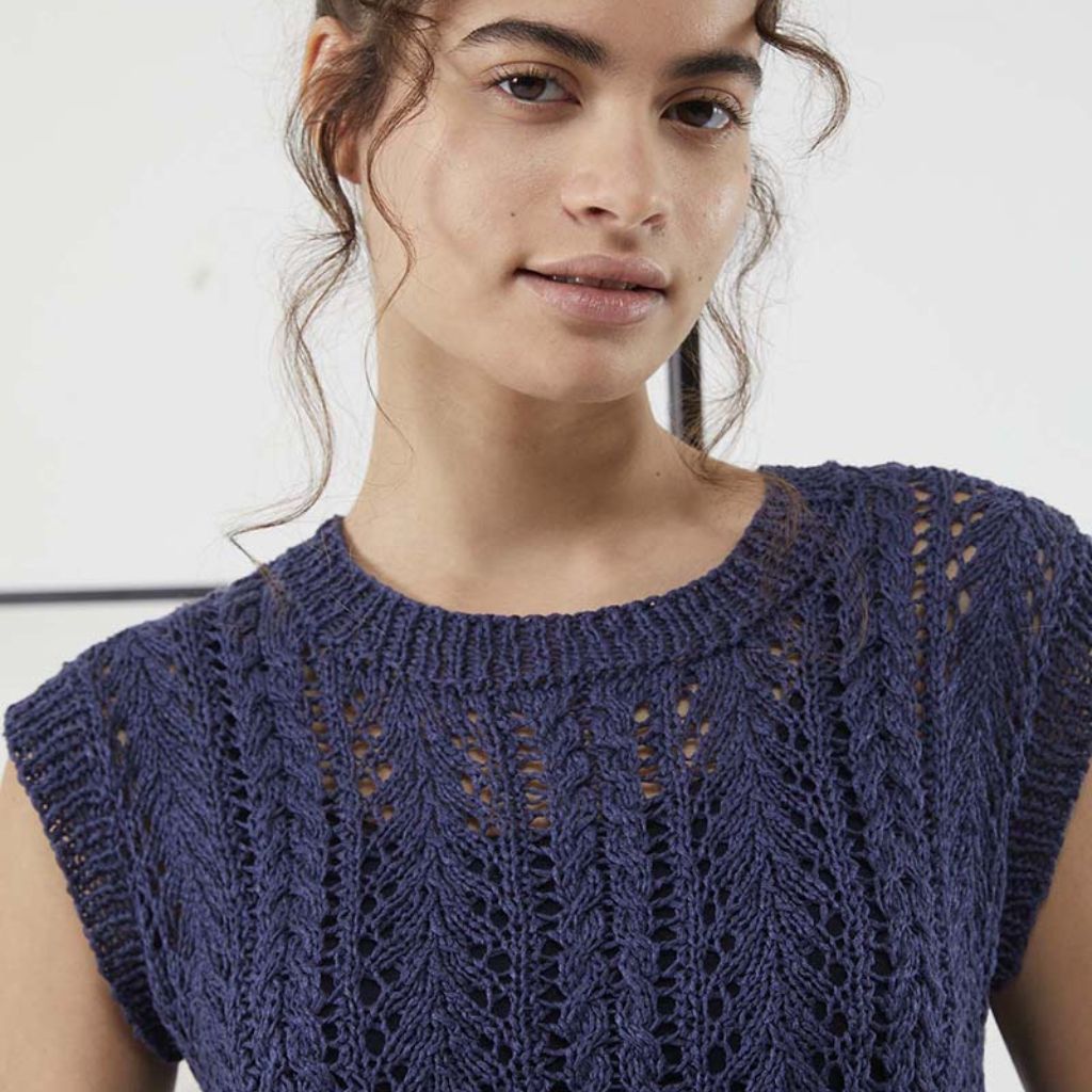 Lang Yarns Pattern Pullunder mit Lochmuster Strickanleitung - Lang Yarns (PDF) Lieblingsgarn