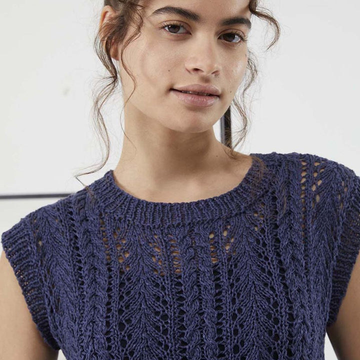 Lang Yarns Pattern Pullunder mit Lochmuster Strickanleitung - Lang Yarns (PDF) Lieblingsgarn