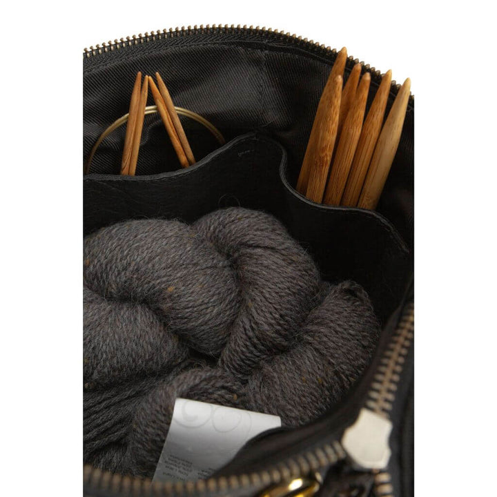 muud muud Saturn - Projekttasche aus Leder Lieblingsgarn