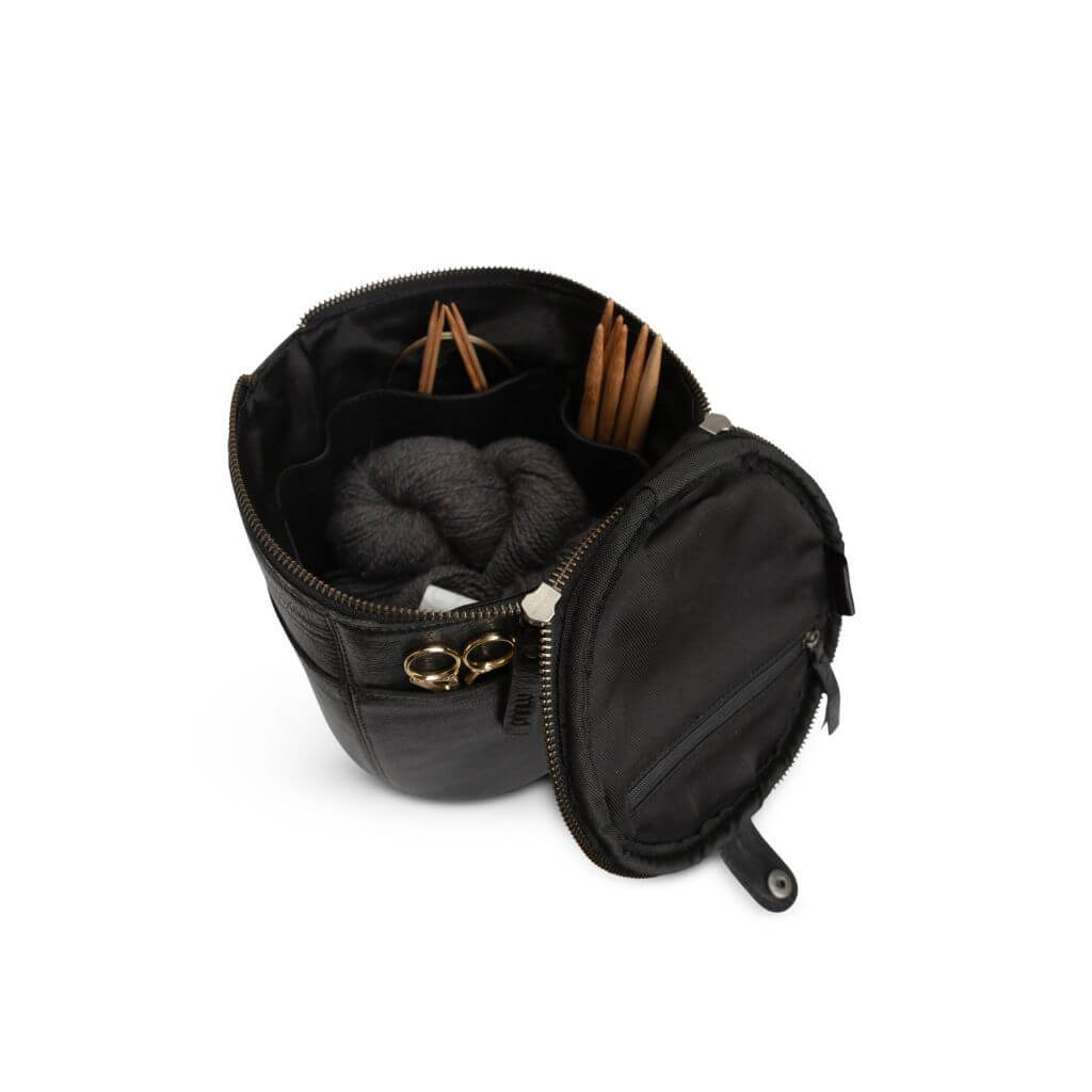 muud muud Saturn - Projekttasche aus Leder Lieblingsgarn