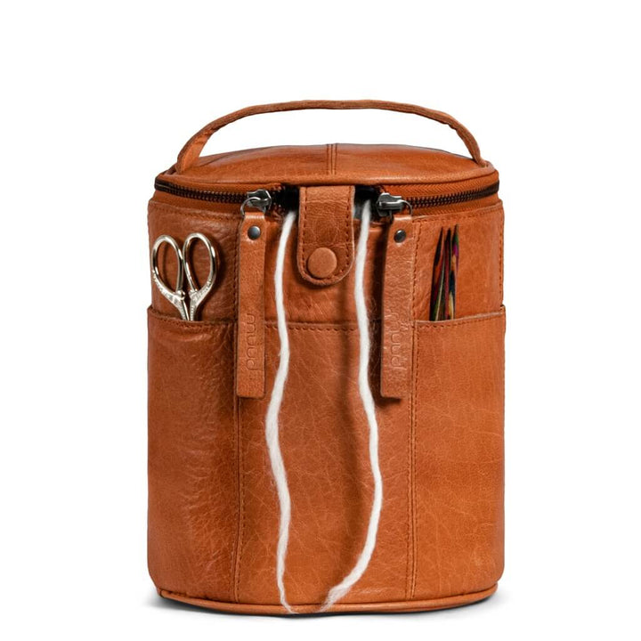 muud muud Saturn - Projekttasche aus Leder Lieblingsgarn