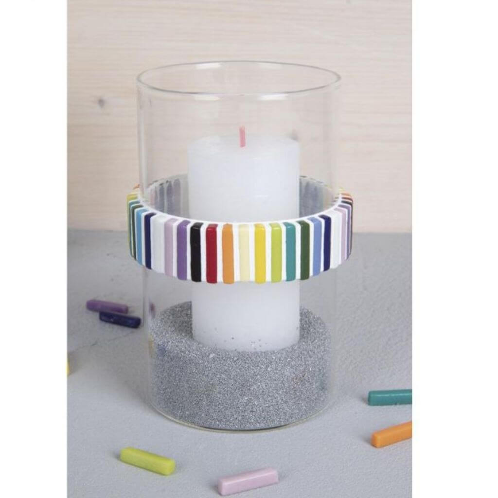 Rayher Rayher Glas Vase 15 cm hoch Lieblingsgarn