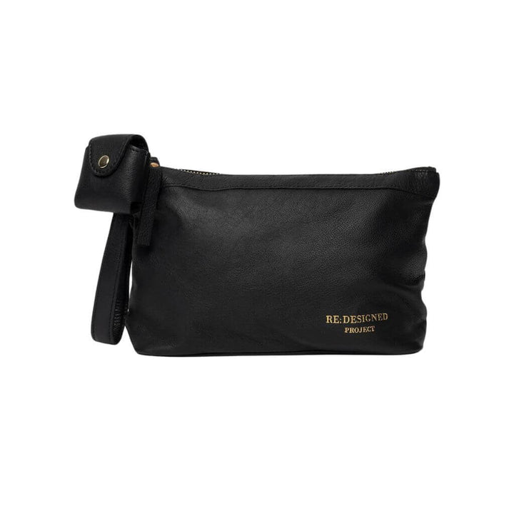 Re:Designed Black/Gold Re:Designed kleine Lederclutch Project 4 Lieblingsgarn