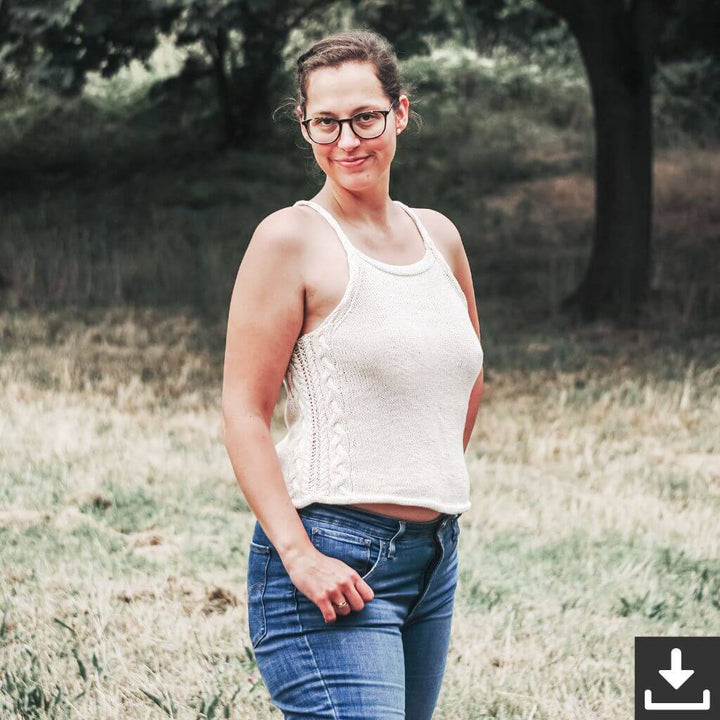 Carolin Balmes Ricardas Summertop Strickanleitunfg - Carolin Balmes (PDF) Lieblingsgarn