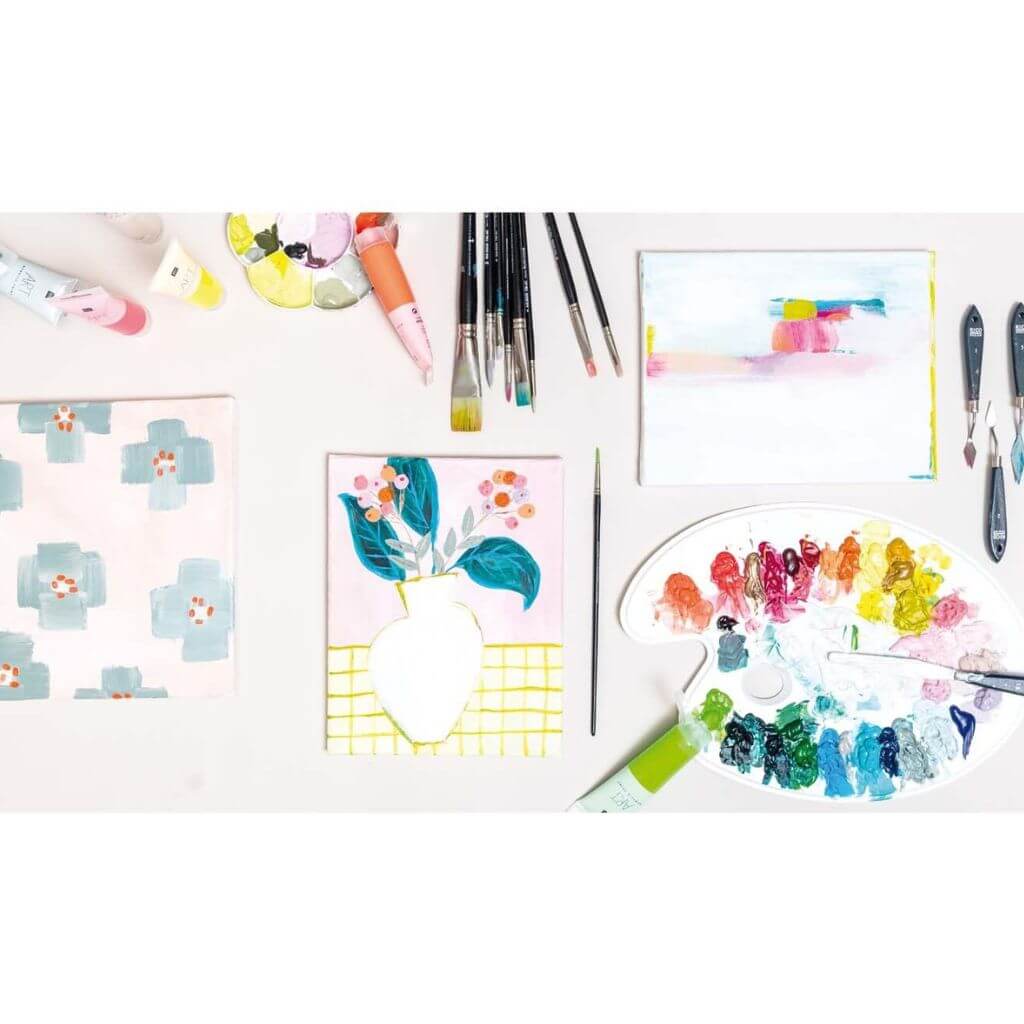 Rico Design Rico Art Acrylic Set Neon - 6x12ml Lieblingsgarn