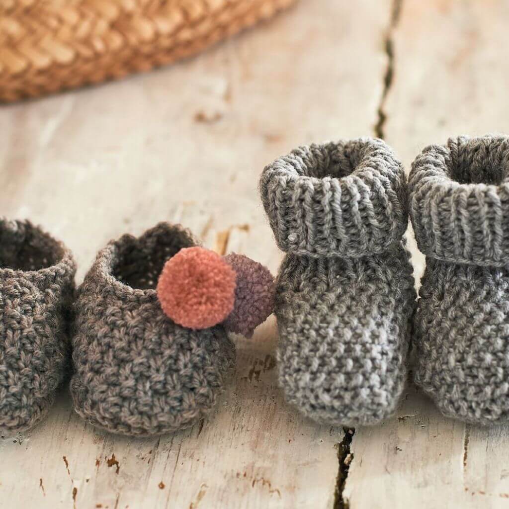 Rico Design Pattern Perlmuster Babyschuhe Strickanleitung - Rico Design (PDF) Lieblingsgarn