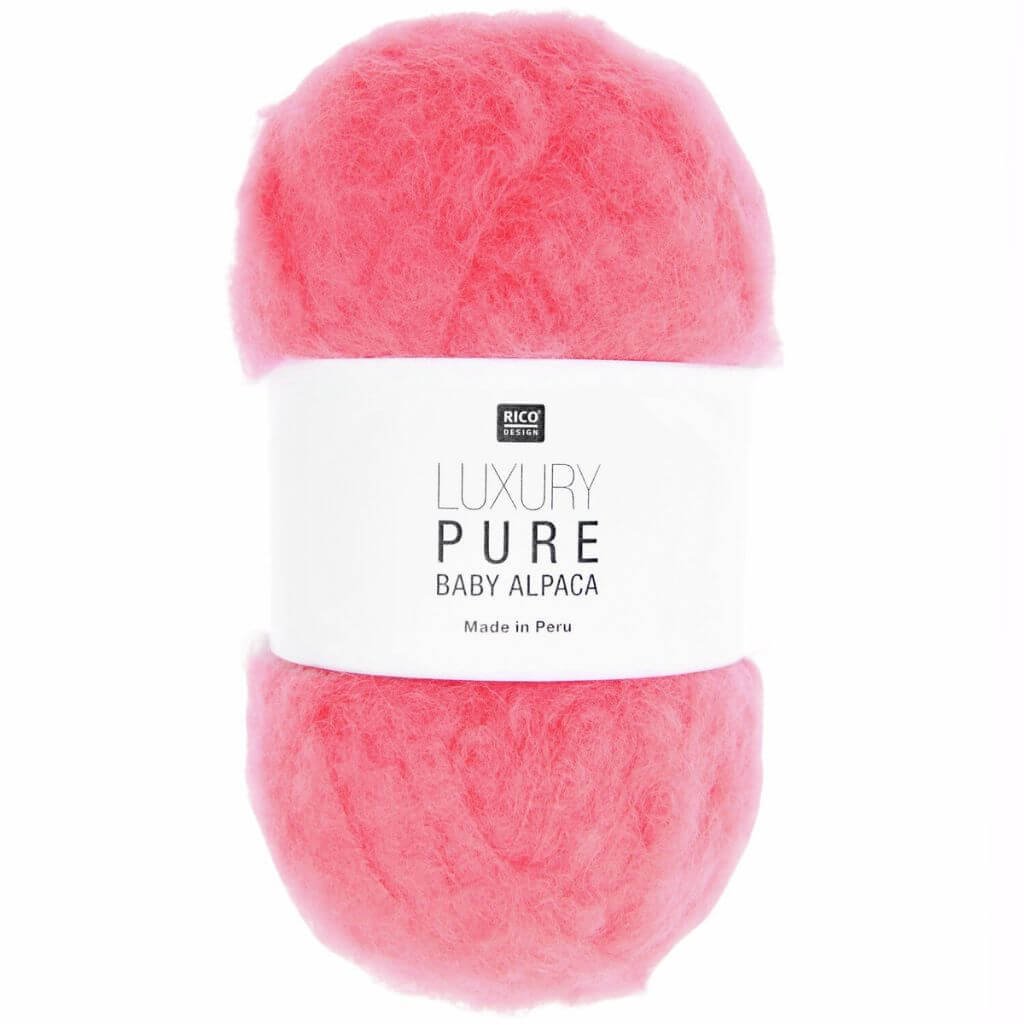 Rico Design 002 - Koralle Rico Design Luxury Pure Baby Alpaca 50g Lieblingsgarn