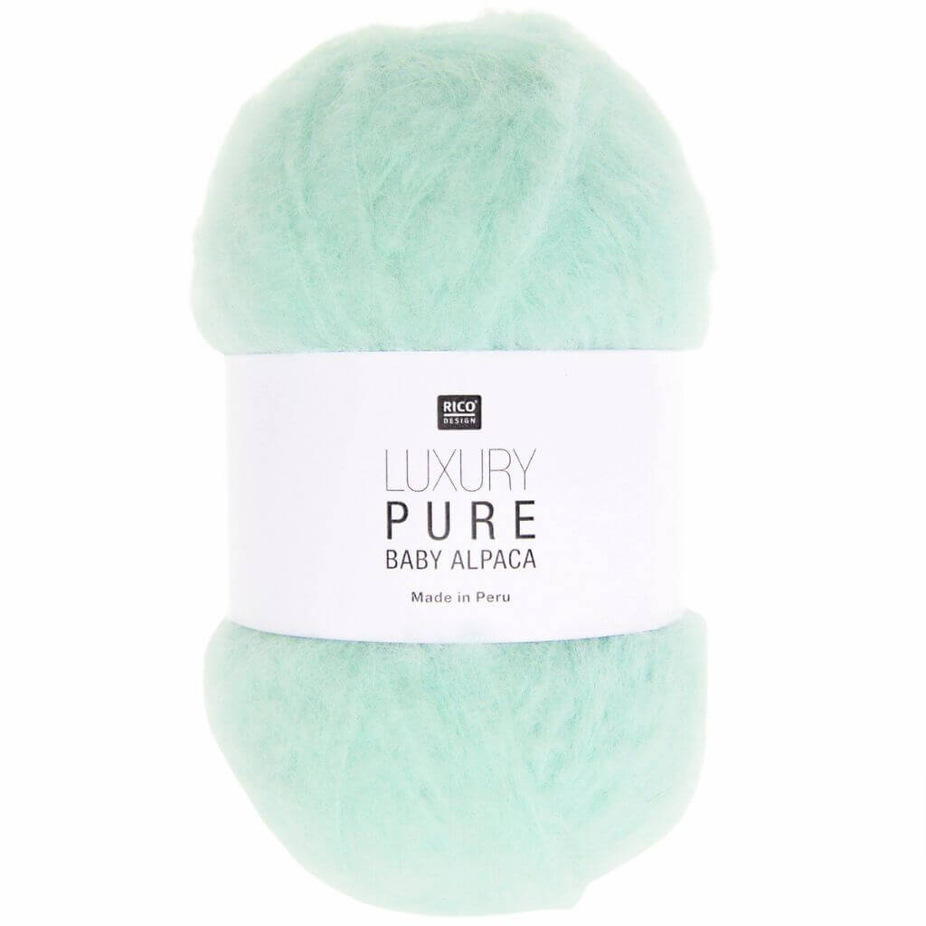 Rico Design 003 - Mint Rico Design Luxury Pure Baby Alpaca 50g Lieblingsgarn