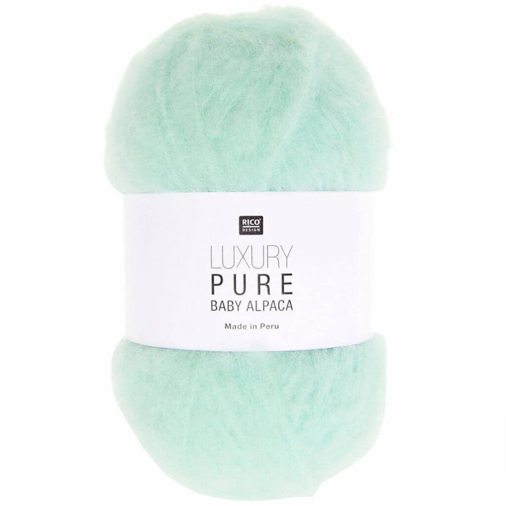 Rico Design 003 - Mint Rico Design Luxury Pure Baby Alpaca 50g Lieblingsgarn