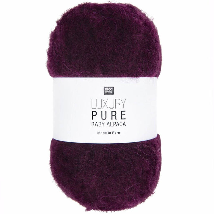 Rico Design 004 - Bordeaux Rico Design Luxury Pure Baby Alpaca 50g Lieblingsgarn