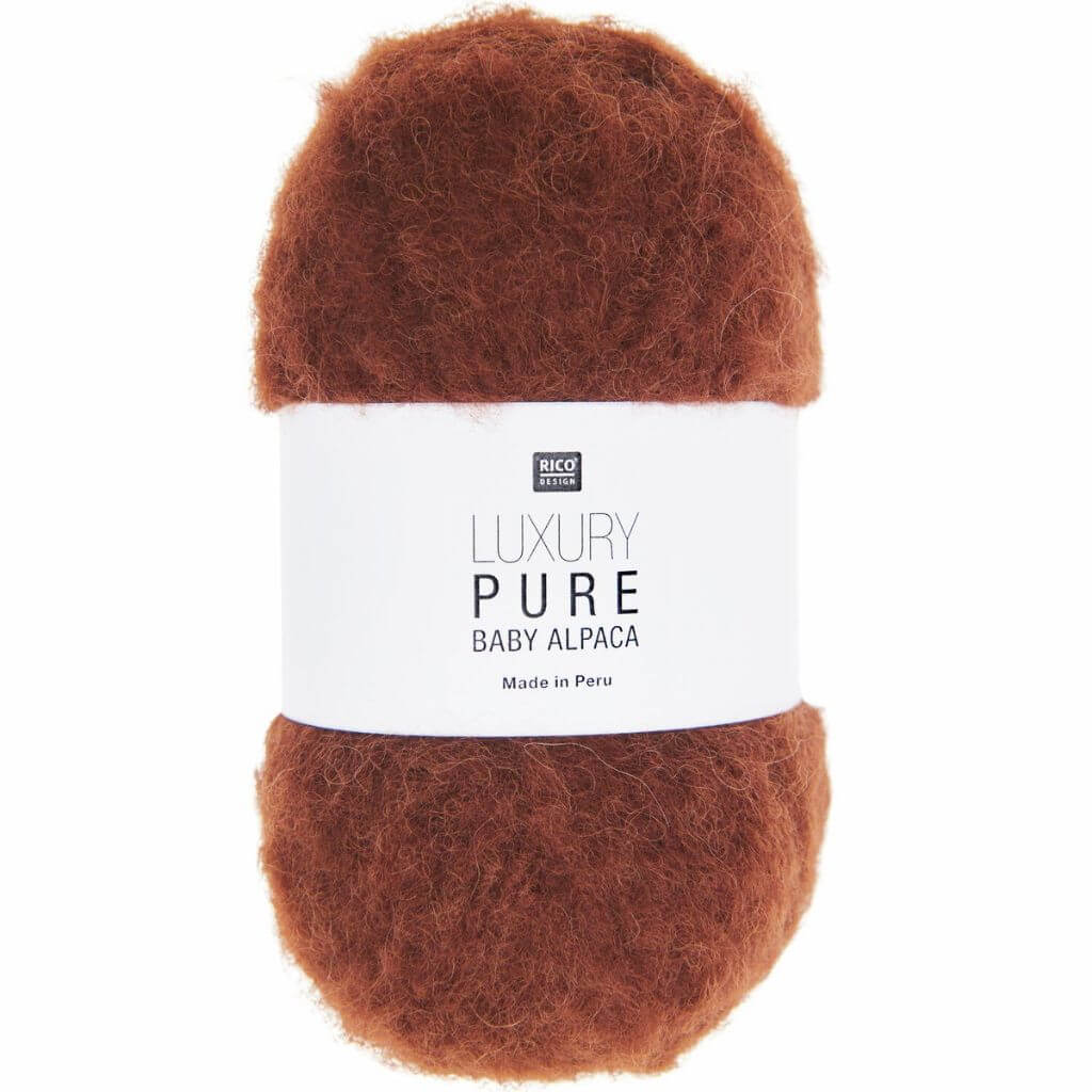 Rico Design 005 - Nougat Rico Design Luxury Pure Baby Alpaca 50g Lieblingsgarn