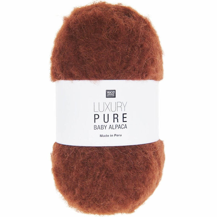 Rico Design 005 - Nougat Rico Design Luxury Pure Baby Alpaca 50g Lieblingsgarn