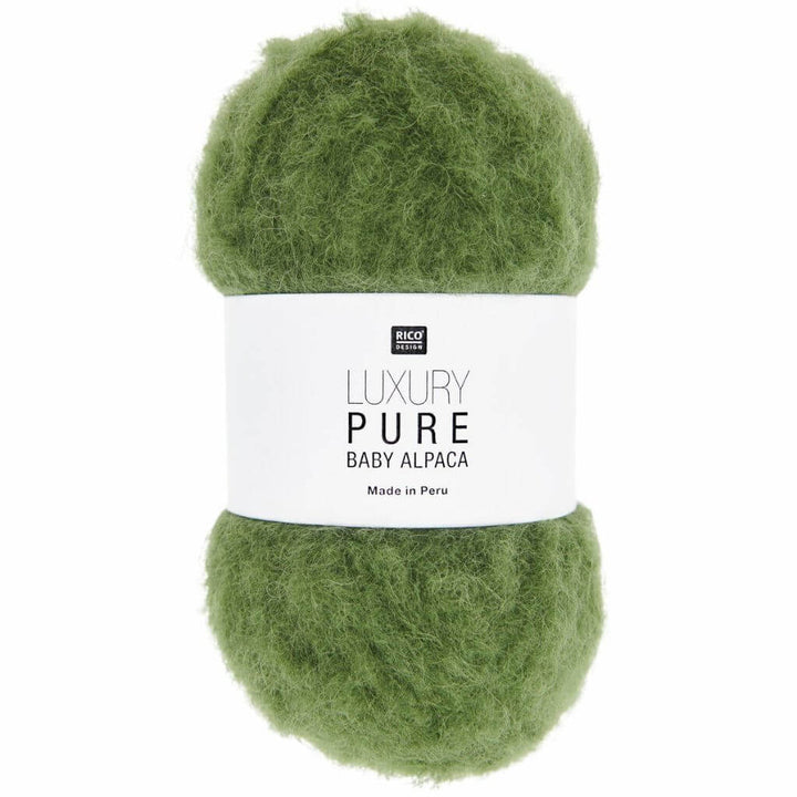 Rico Design 006 - Oliv Rico Design Luxury Pure Baby Alpaca 50g Lieblingsgarn