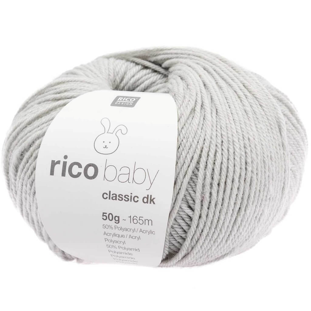 Rico Design Hellgrau Rico Design Baby Classic DK 50g Lieblingsgarn