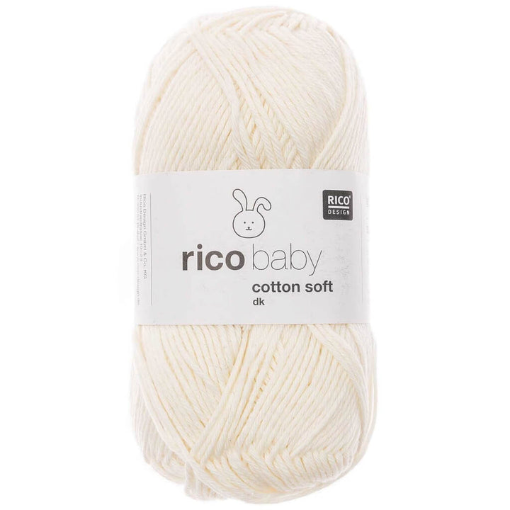 Rico Design 001 - Weiss Rico Design Baby Cotton Soft DK 50 g Lieblingsgarn