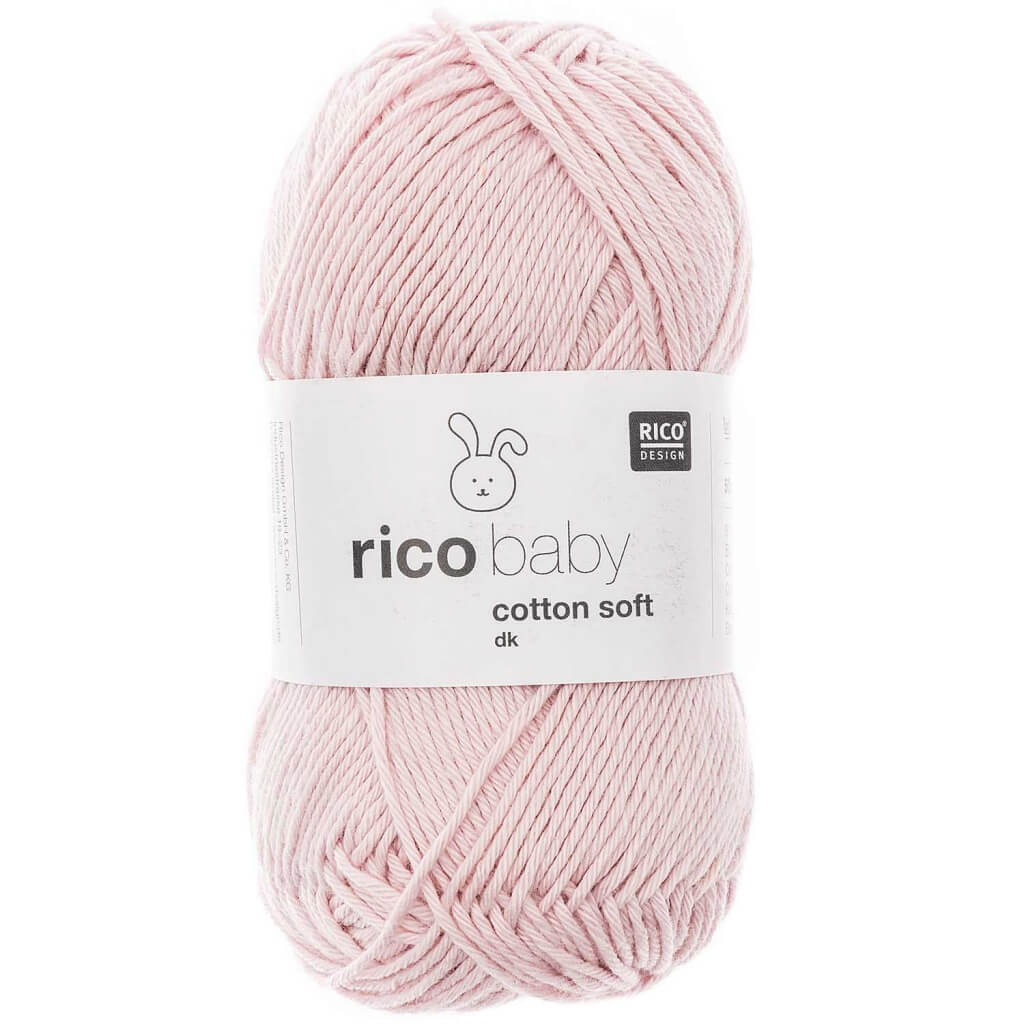 Rico Design 052 - Hellrosa Rico Design Baby Cotton Soft DK 50 g Lieblingsgarn