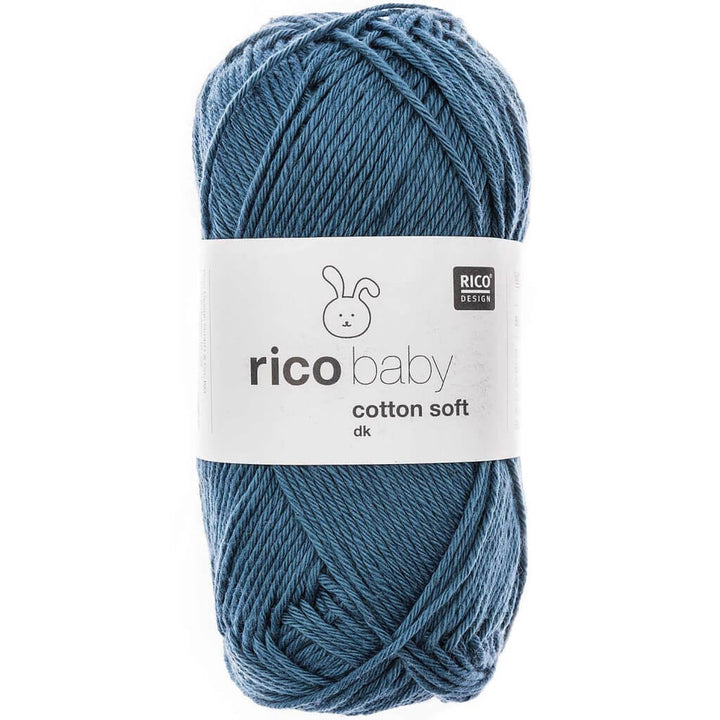 Rico Design 057 - Grau-Blau Rico Design Baby Cotton Soft DK 50 g Lieblingsgarn