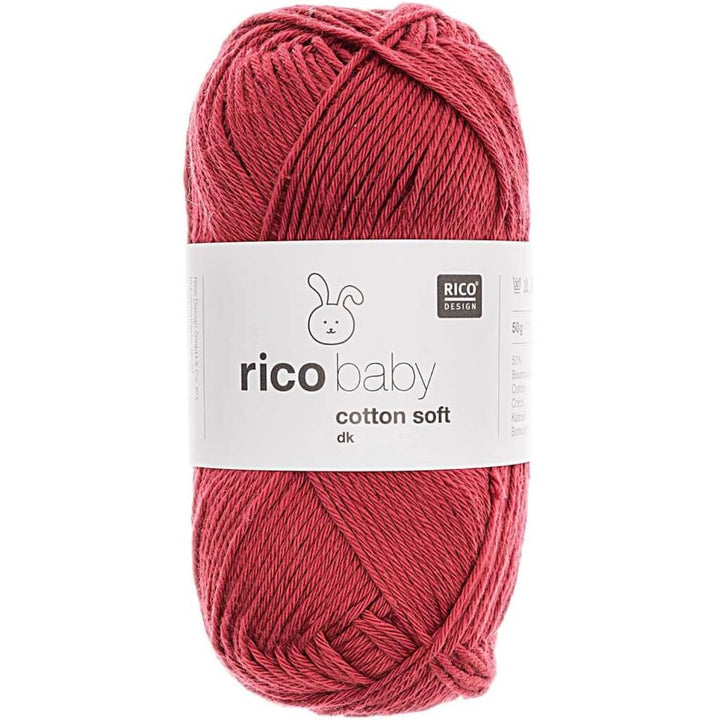 Rico Design 067 - Himbeere Rico Design Baby Cotton Soft DK 50 g Lieblingsgarn