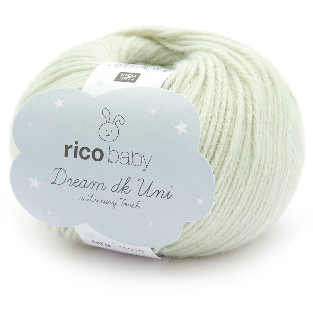Rico Design 027 - Salbei Rico Design Baby Dream Uni DK - 50g Lieblingsgarn