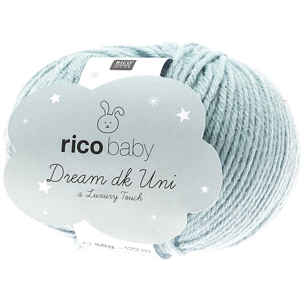 Rico Design 010 - Mint Rico Design Baby Dream Uni DK - 50g Lieblingsgarn