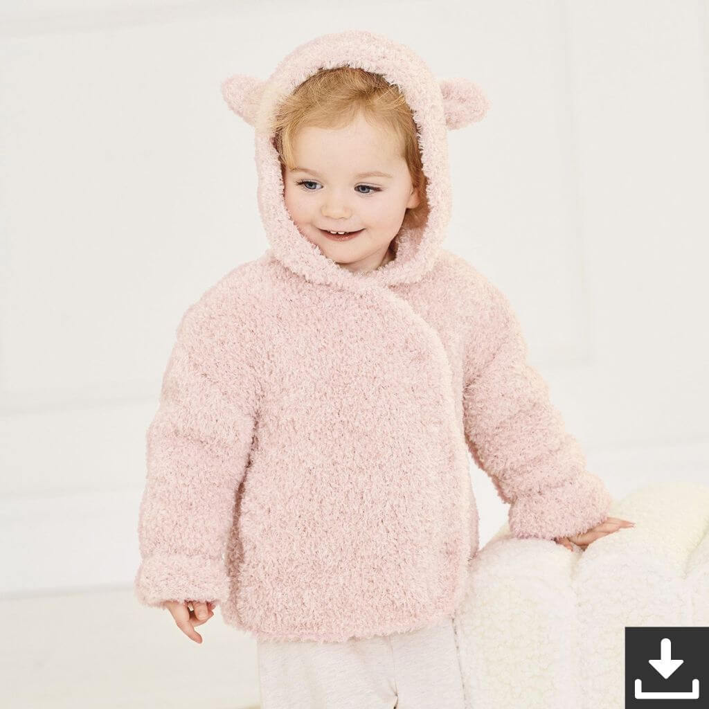 Rico Design Pattern Babyjacke Teddy Strickanleitung - Rico Design (PDF) Lieblingsgarn