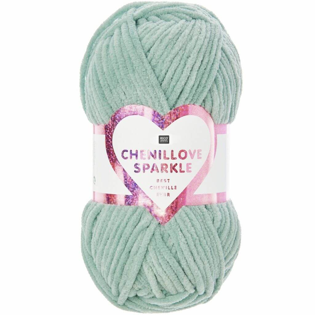 Rico Design 004 - Aqua Rico Design Chenillove Sparkle Lieblingsgarn