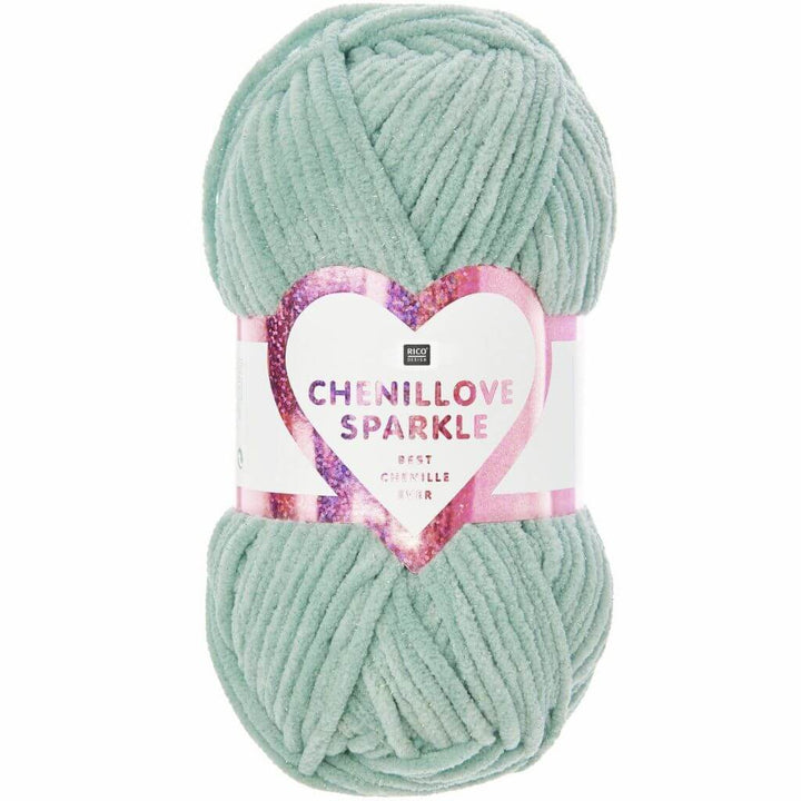 Rico Design 004 - Aqua Rico Design Chenillove Sparkle Lieblingsgarn