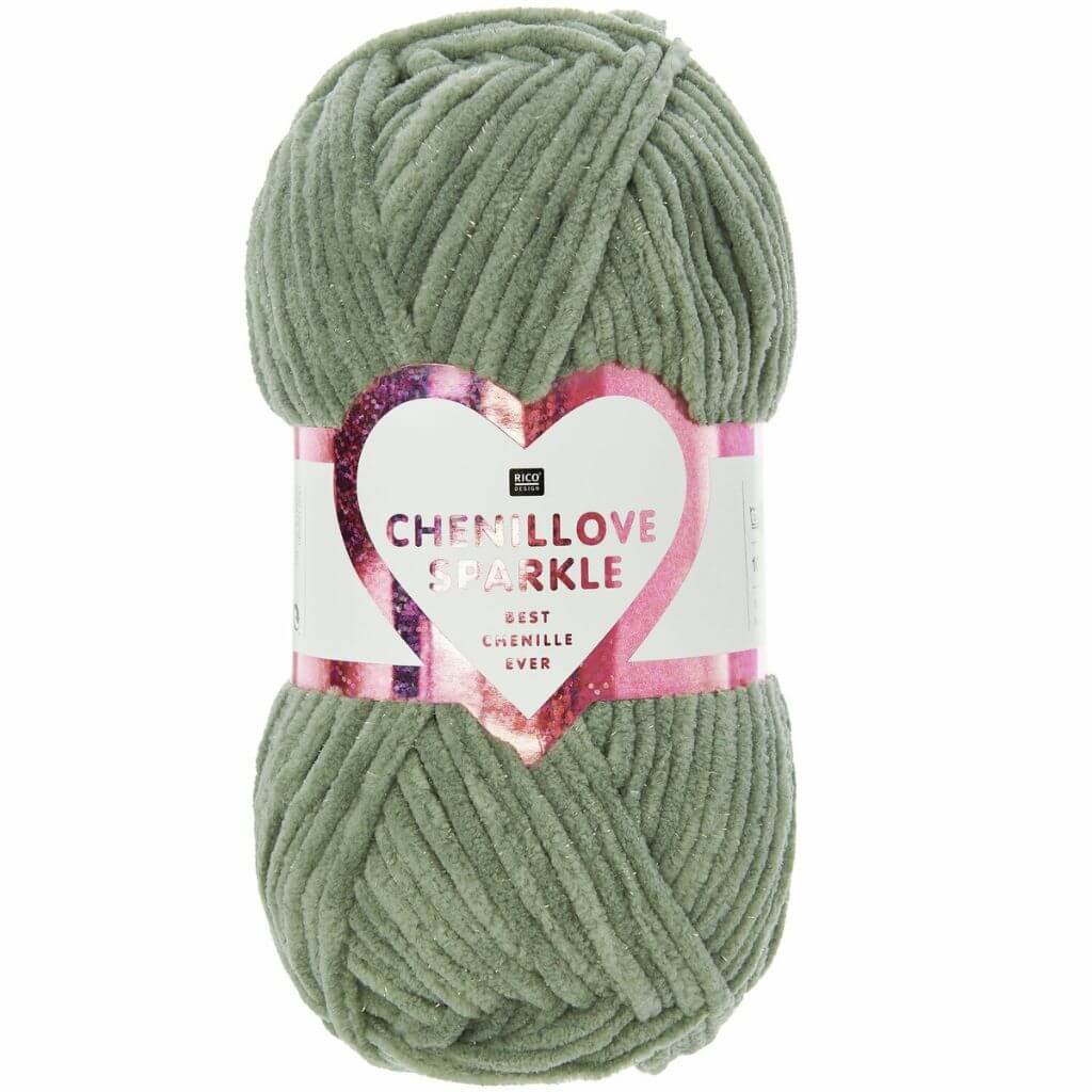 Rico Design 005 - Salbei Rico Design Chenillove Sparkle Lieblingsgarn