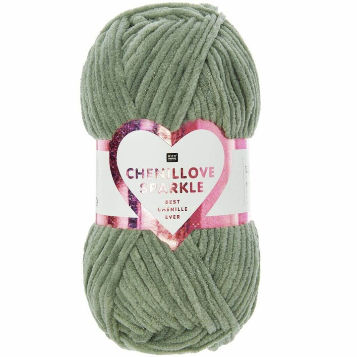 Rico Design 005 - Salbei Rico Design Chenillove Sparkle Lieblingsgarn