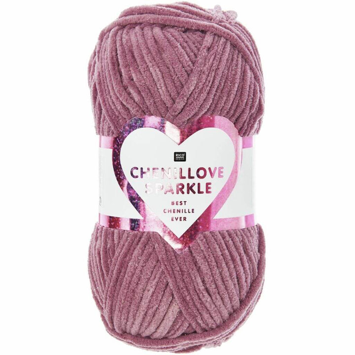 Rico Design 009 - Beere Rico Design Chenillove Sparkle Lieblingsgarn