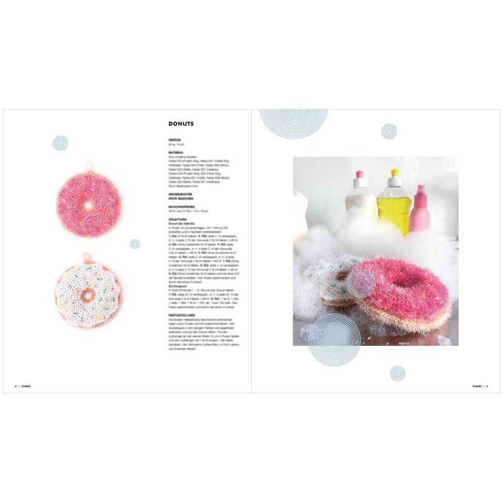 Rico Design Rico Design Creative Bubble Yummy - Lustige Spülschwämme häkeln Lieblingsgarn