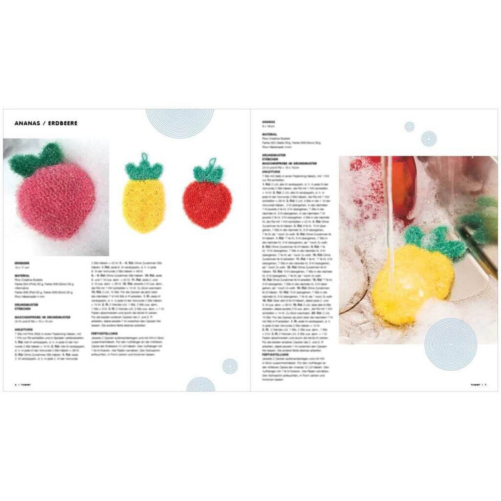 Rico Design Rico Design Creative Bubble Yummy - Lustige Spülschwämme häkeln Lieblingsgarn