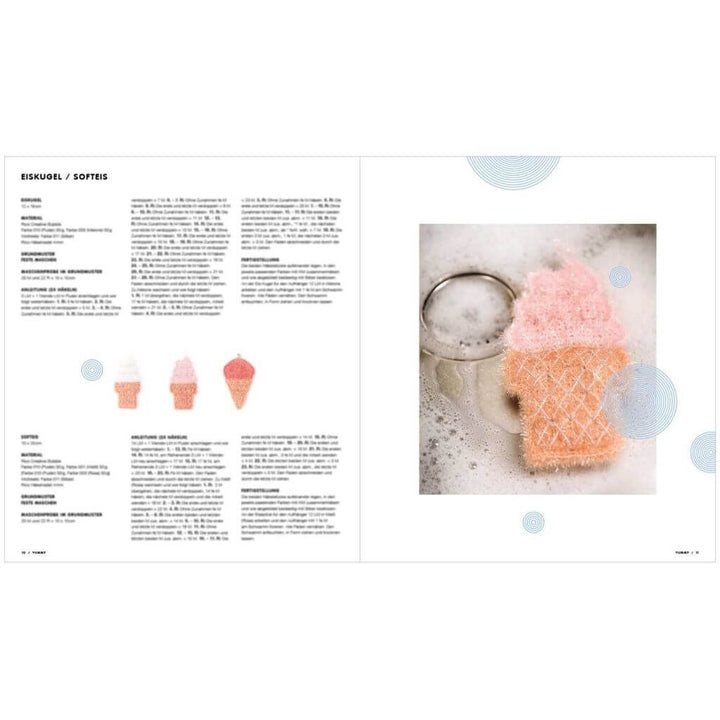 Rico Design Rico Design Creative Bubble Yummy - Lustige Spülschwämme häkeln Lieblingsgarn