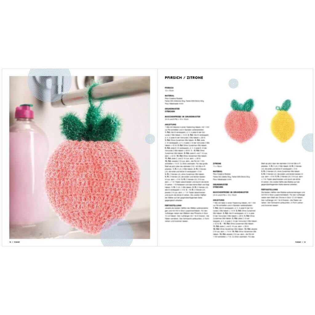 Rico Design Rico Design Creative Bubble Yummy - Lustige Spülschwämme häkeln Lieblingsgarn