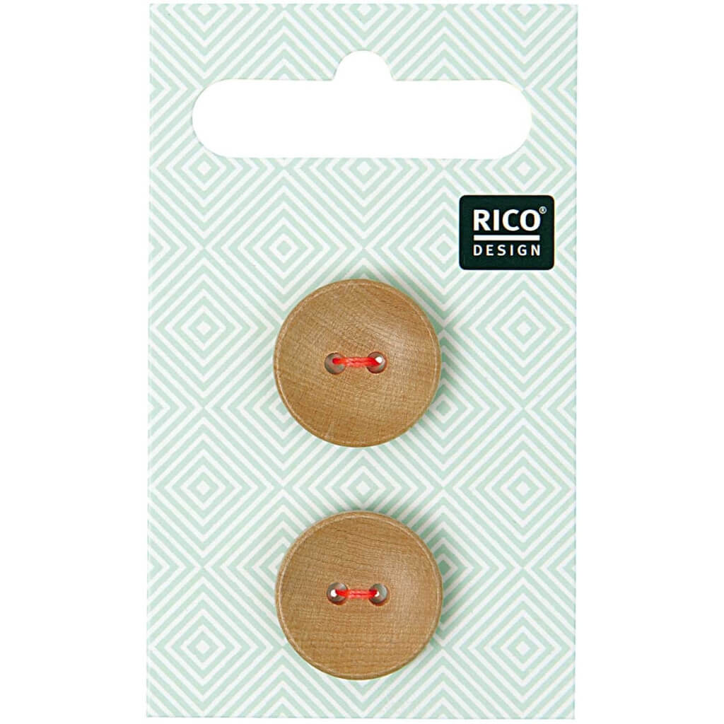 Rico Design Holzknöpfe 18 mm