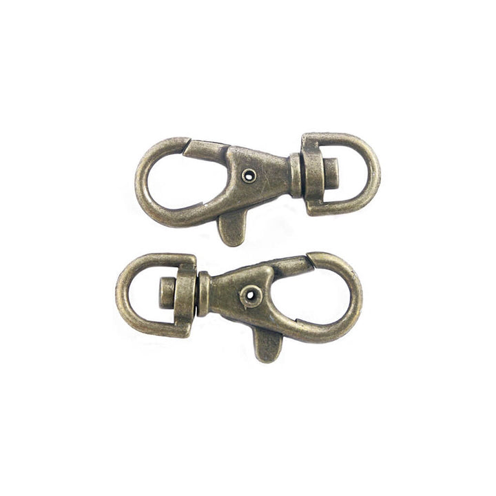 Rico Design Rico Design 2 Stk. Karabinerhaken - Gold Antique Lieblingsgarn
