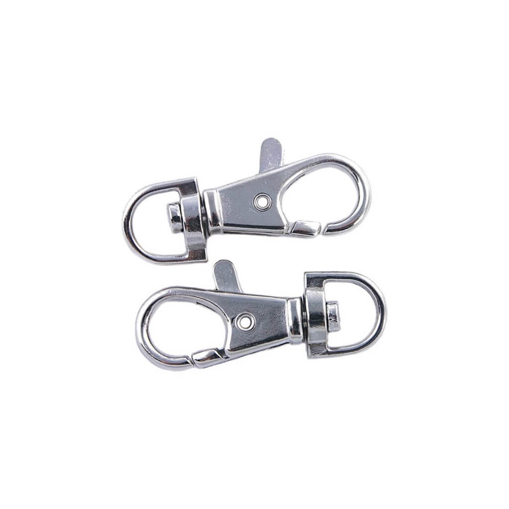 Rico Design Rico Design 2 Stk. Karabinerhaken - Silber Lieblingsgarn