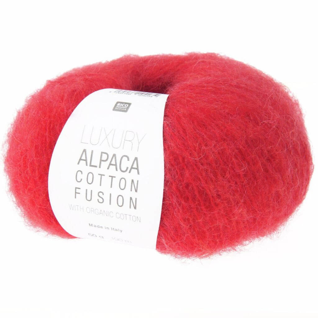 Rico Design 011 - rot Rico Design Luxury Alpaca Cotton Fusion Lieblingsgarn