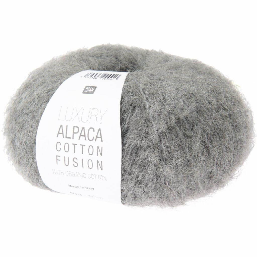 Rico Design 012 - grau Rico Design Luxury Alpaca Cotton Fusion Lieblingsgarn